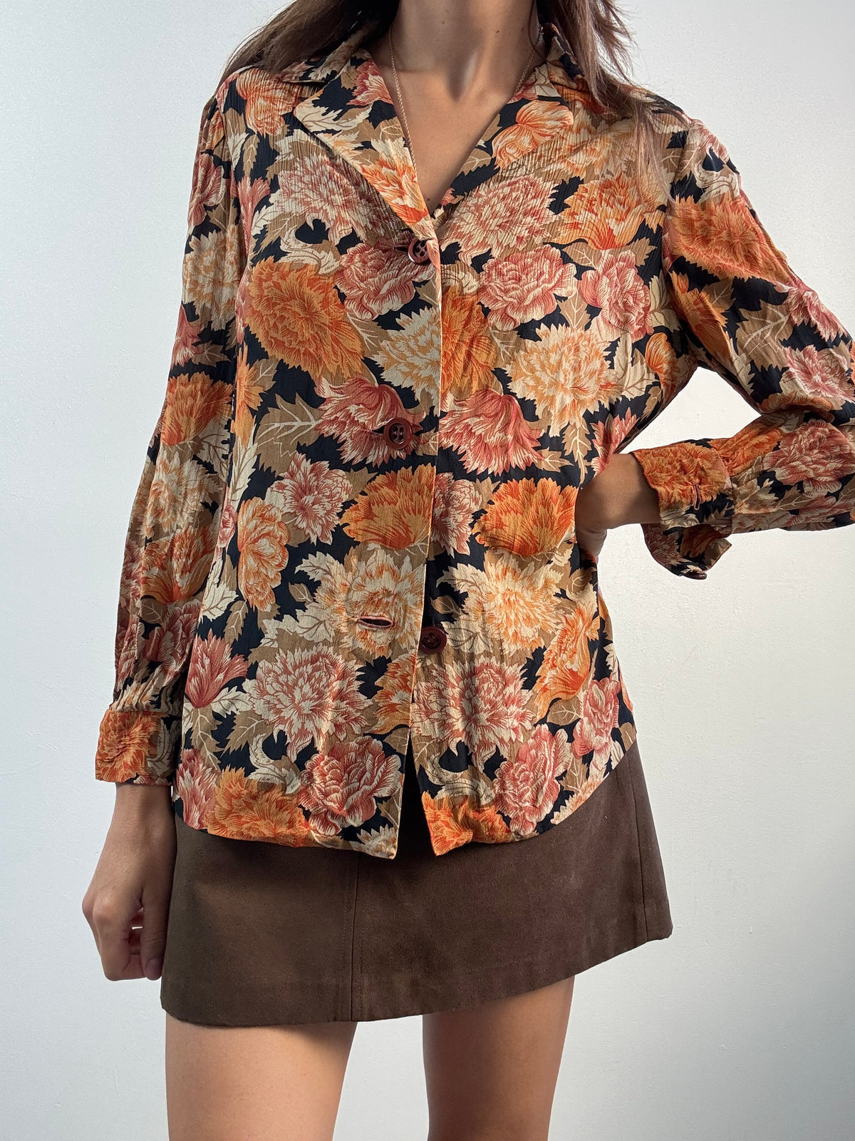 Camicia a fiori vintage