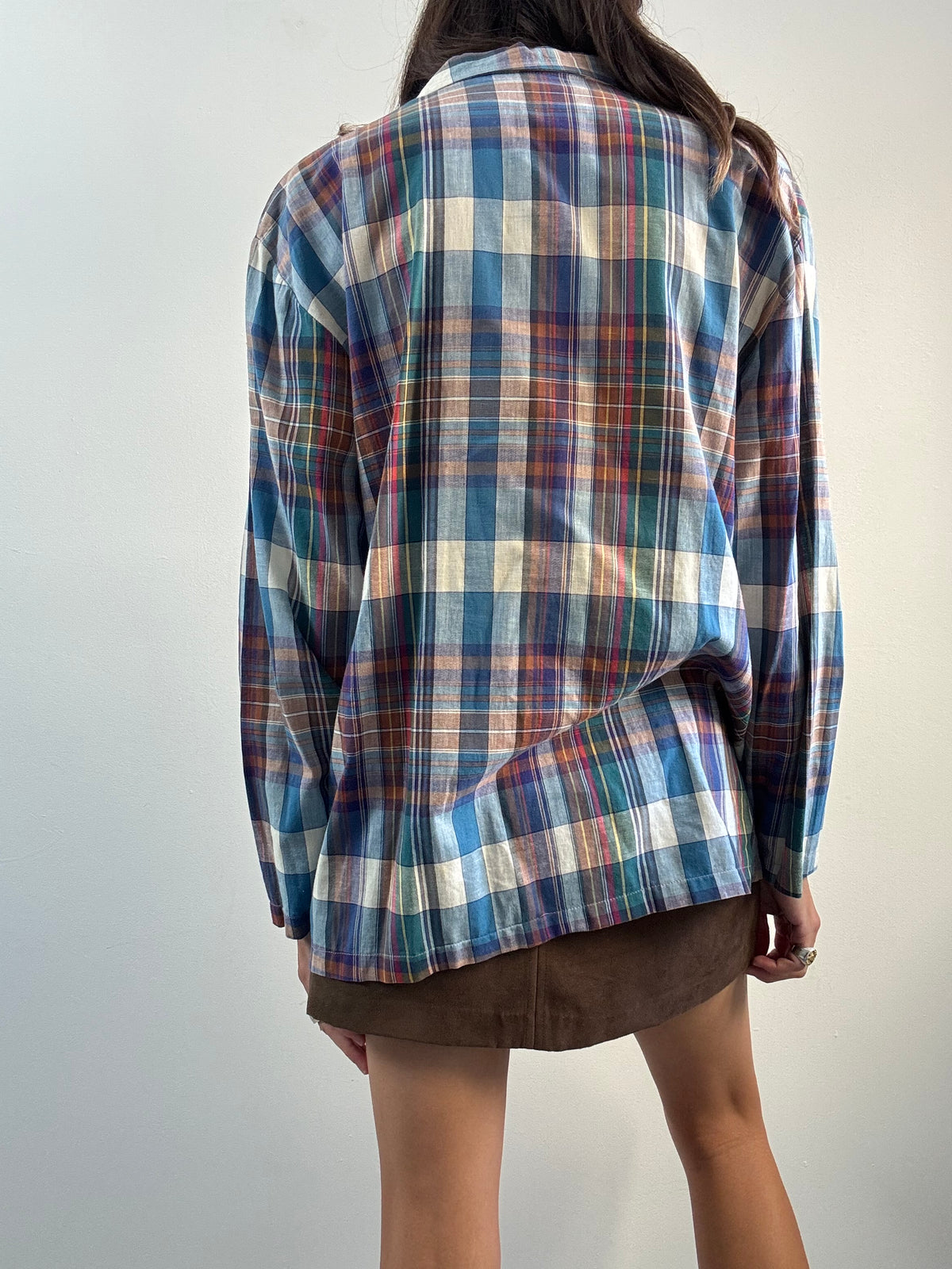 Giacca tartan in cotone