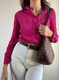 Camicia fucsia jacquard Schvili