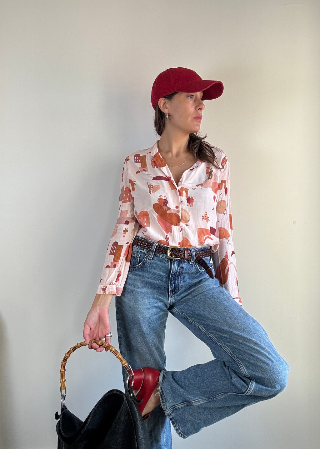 Camicia stampa omini multicolor