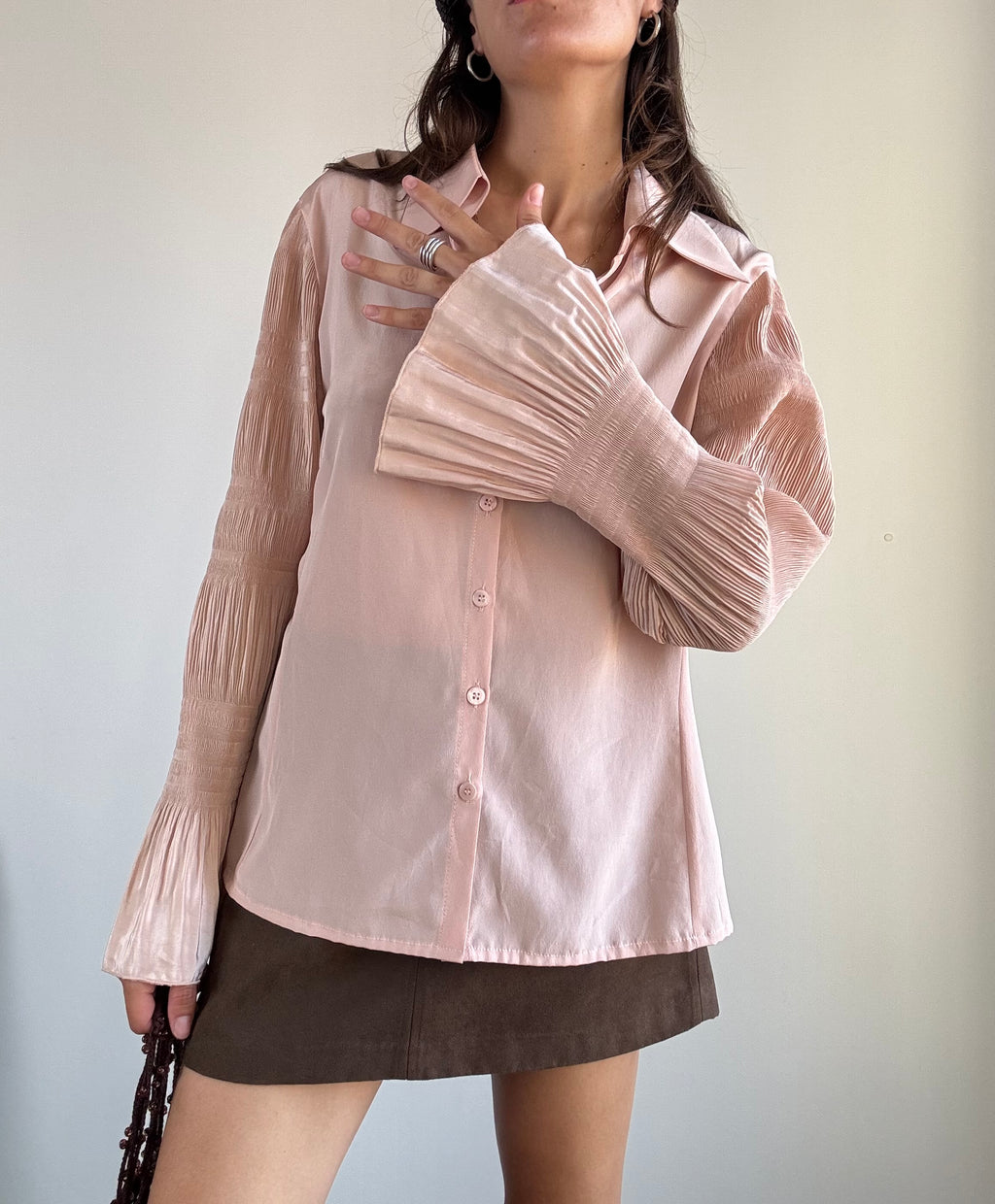 Camicia rosa anni '70