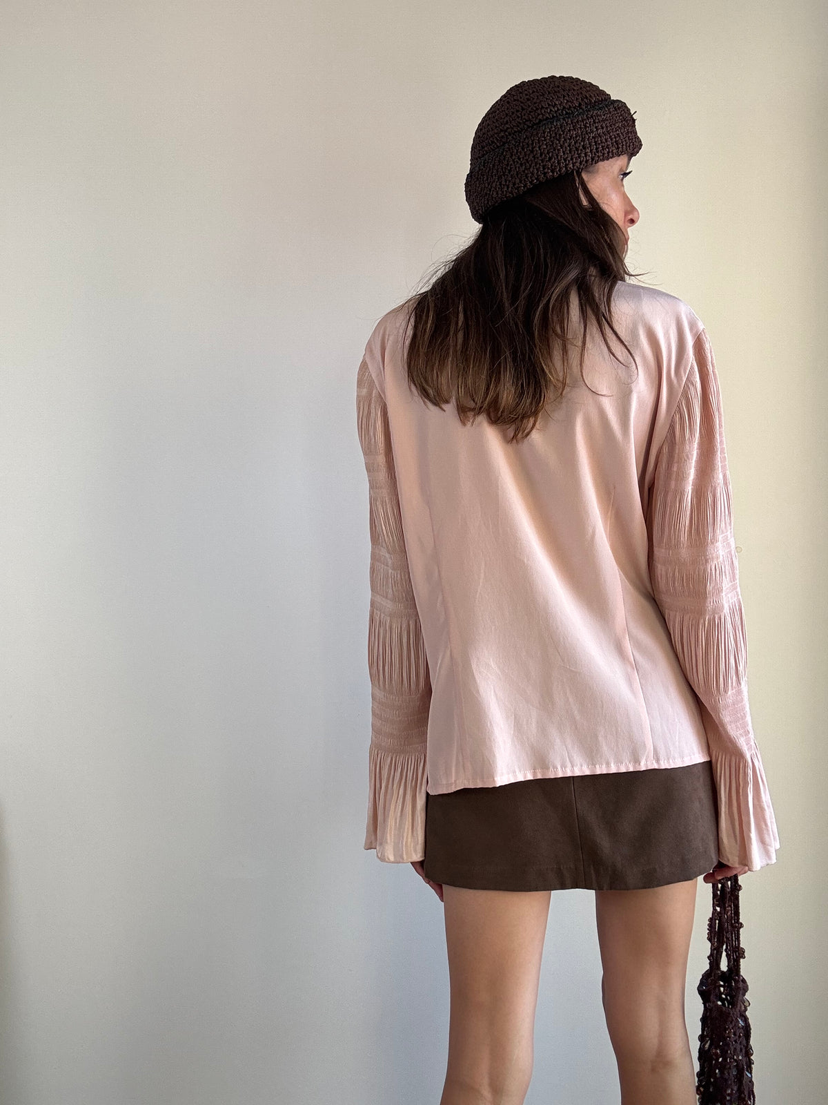 Camicia rosa anni '70