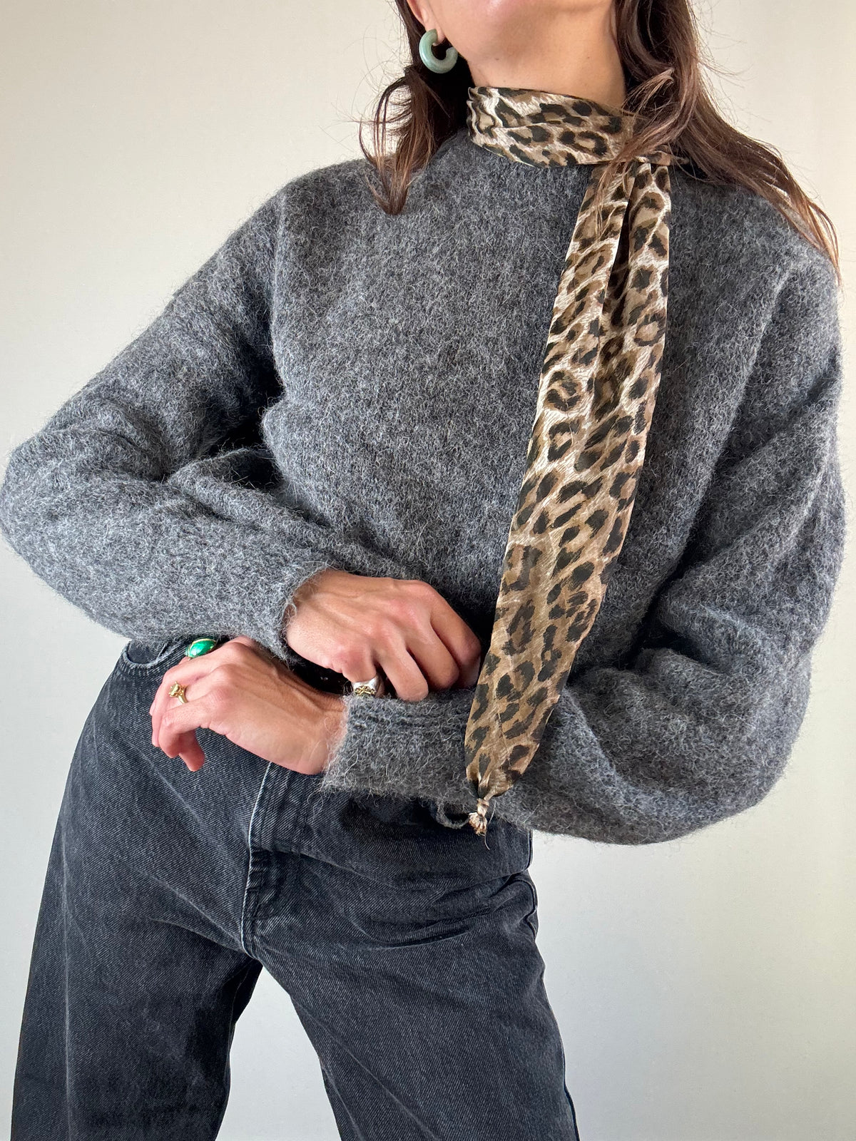 Maglione grigio By-Bar