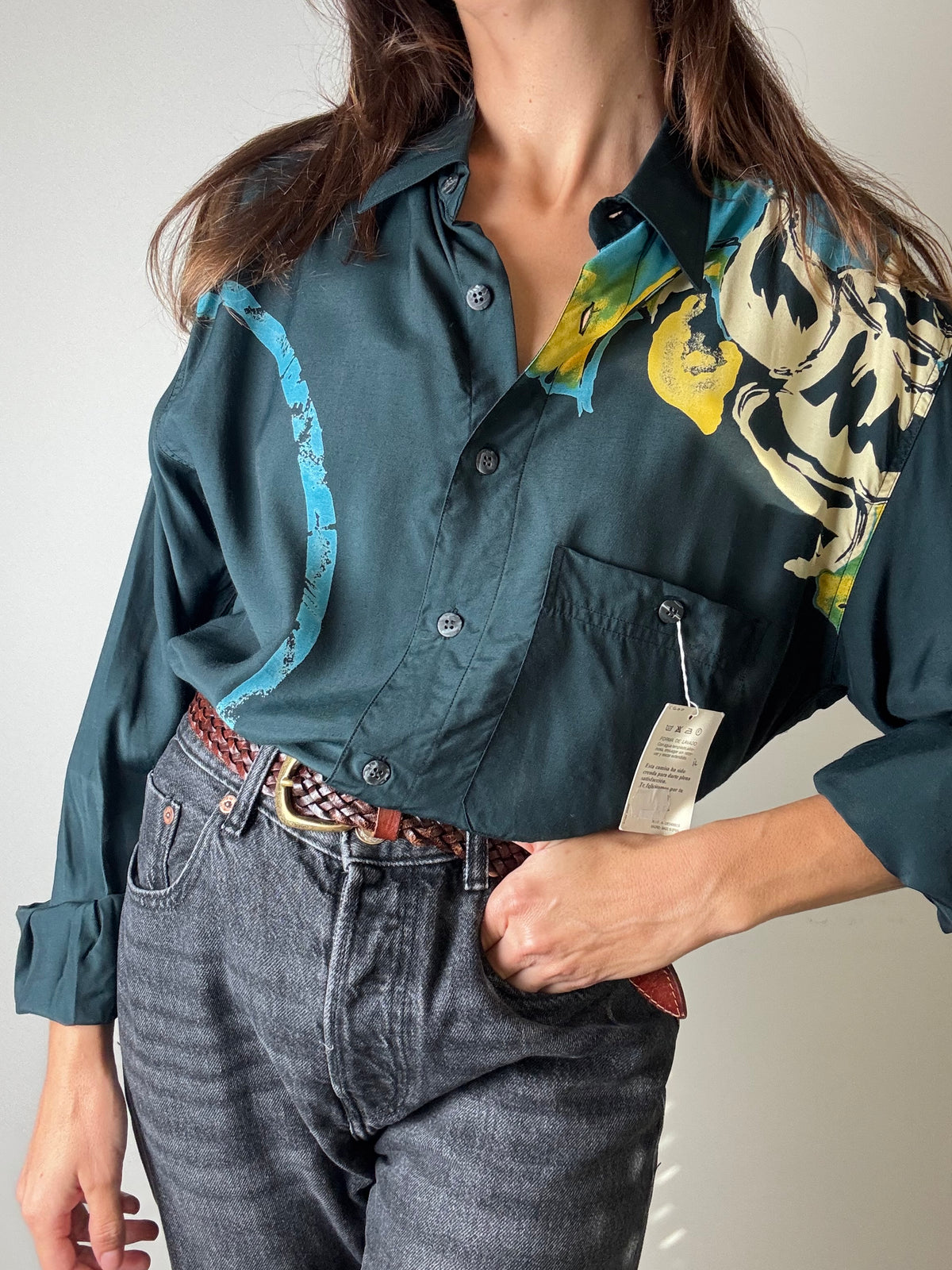 Camicia Dos J a fantasia astratta