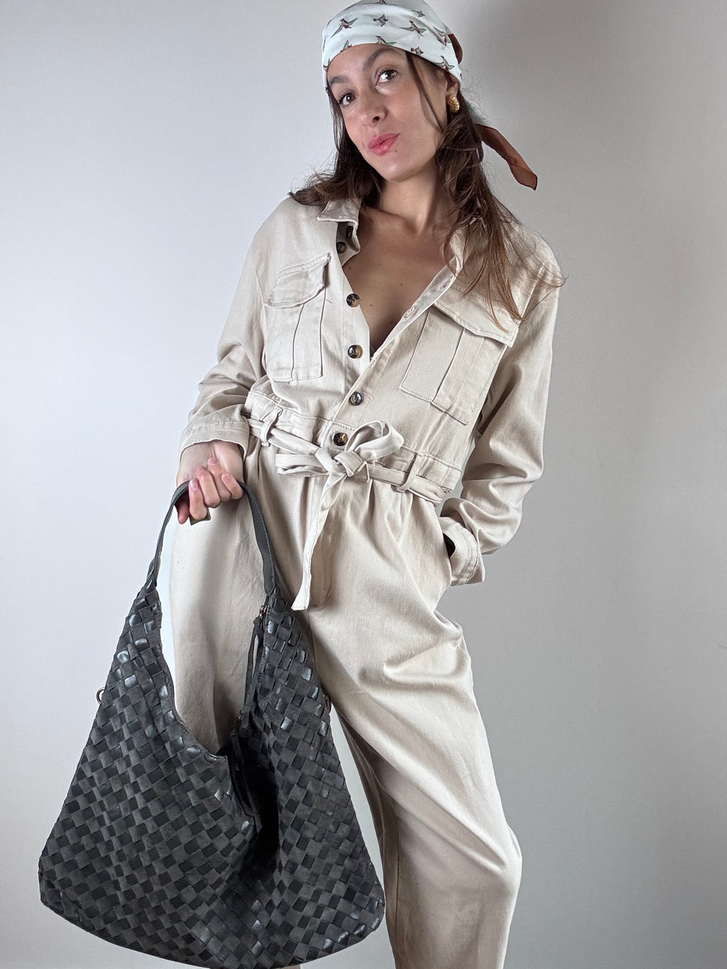 Jumpsuit beige