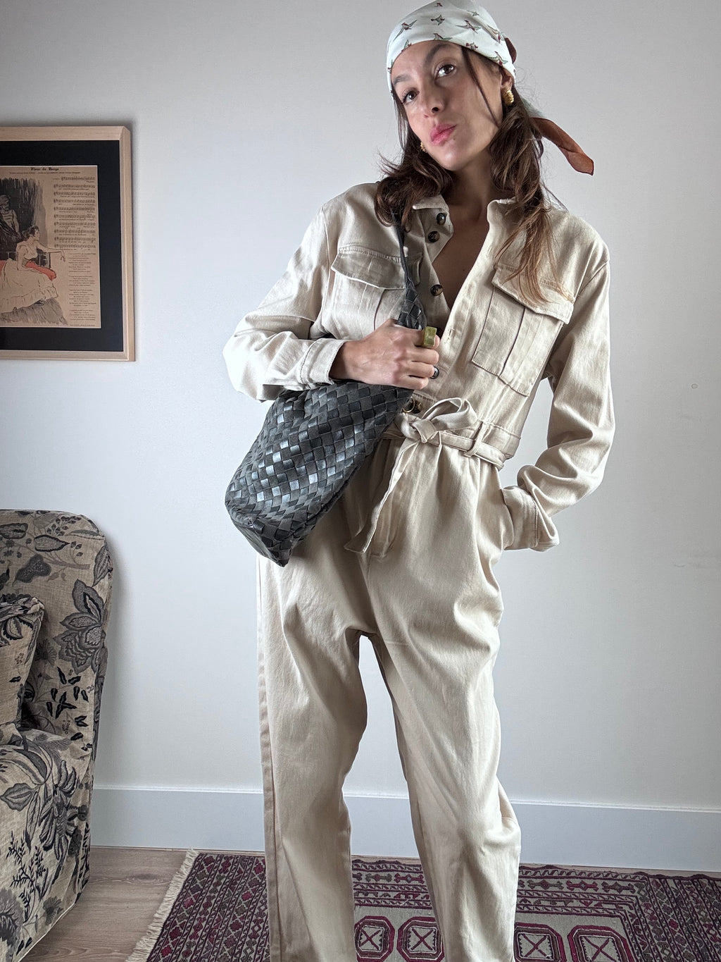 Jumpsuit beige