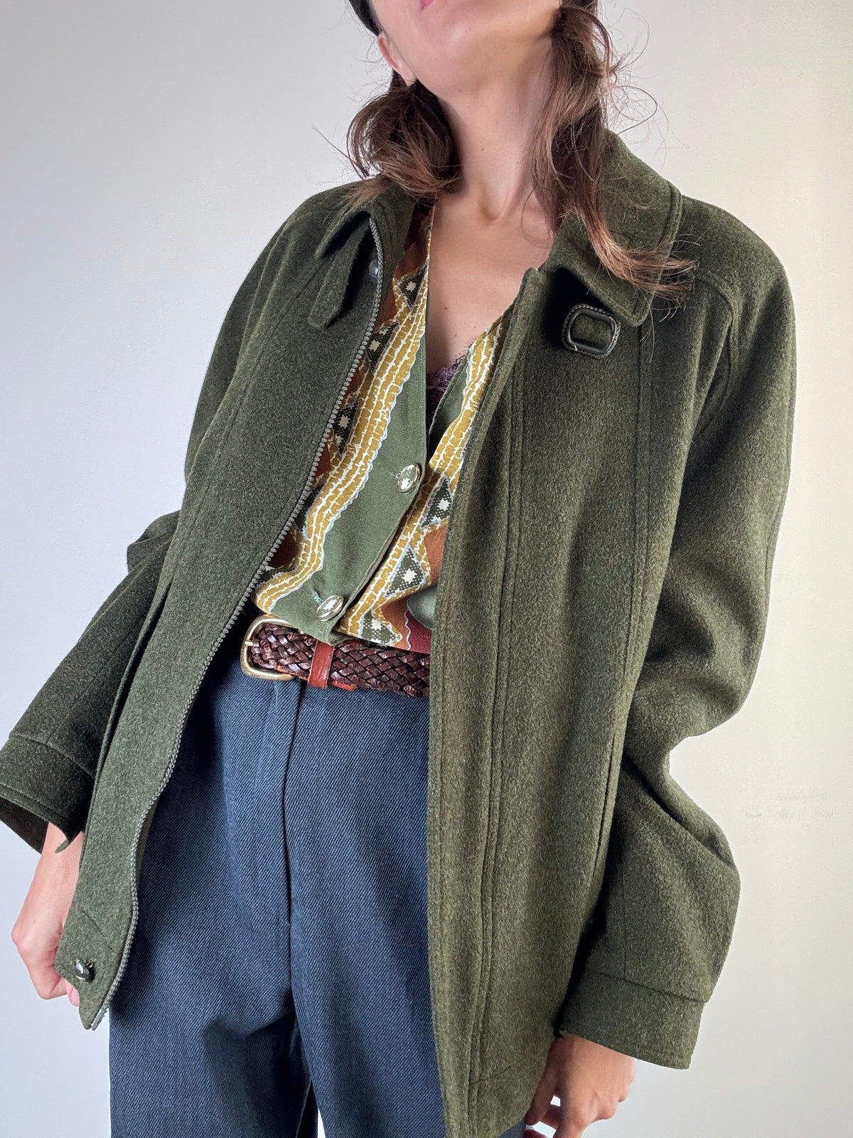 Bomber verde in loden