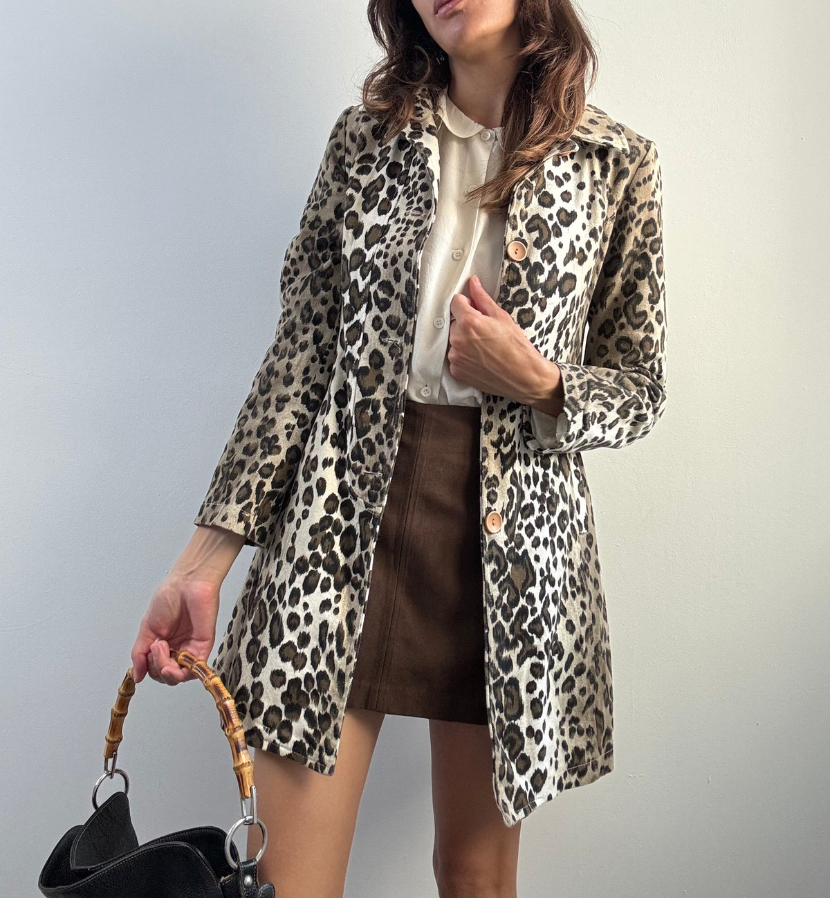 Giacca leopardata vintage