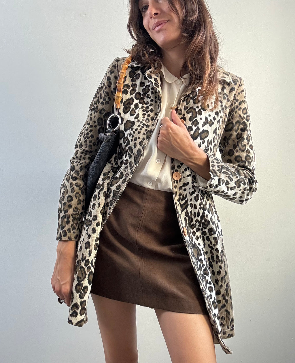 Giacca leopardata vintage