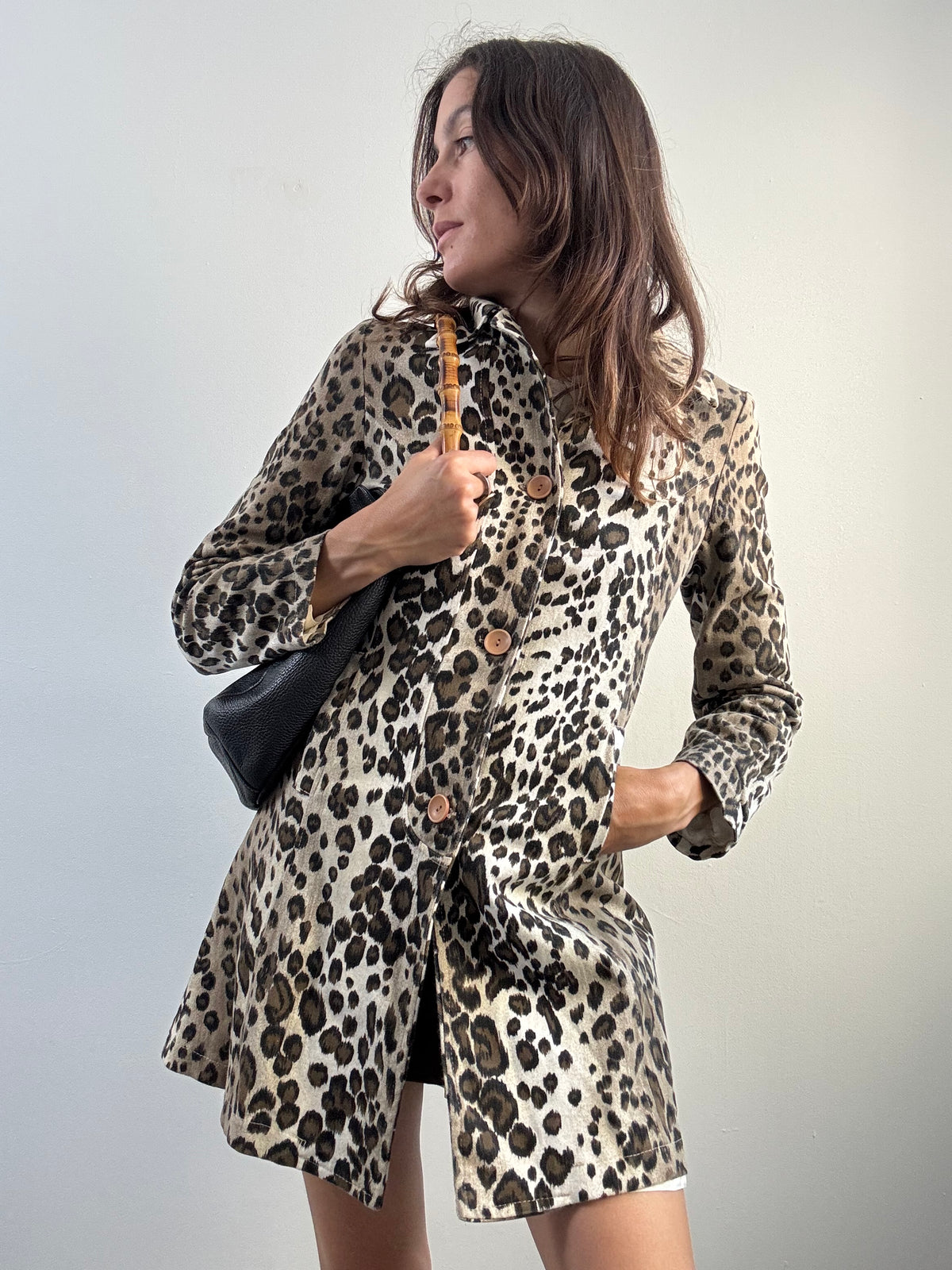 Giacca leopardata vintage