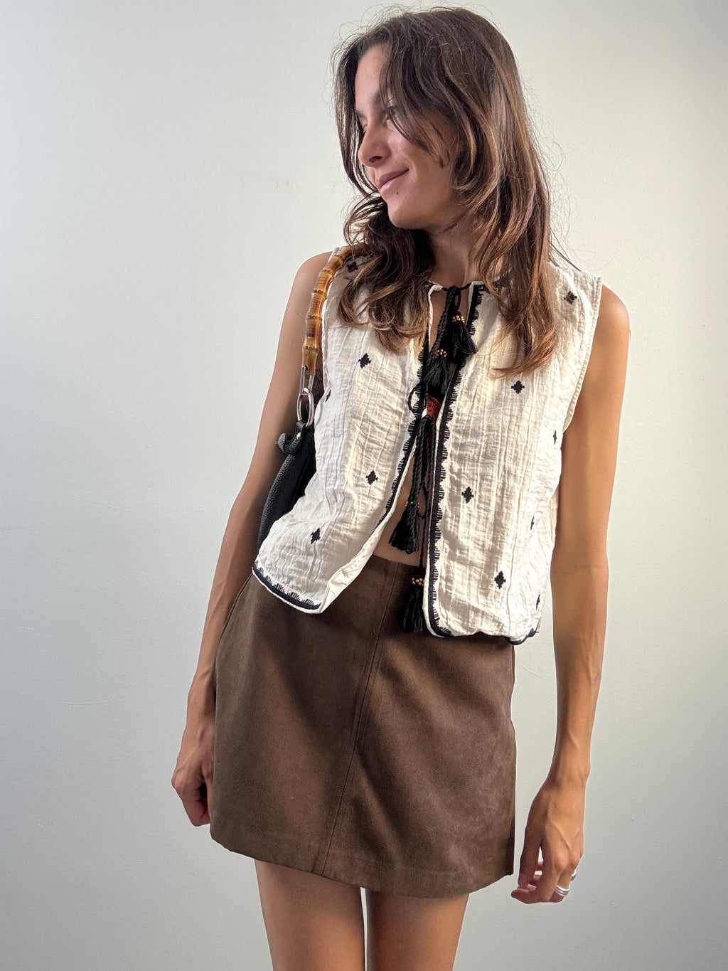 white vest