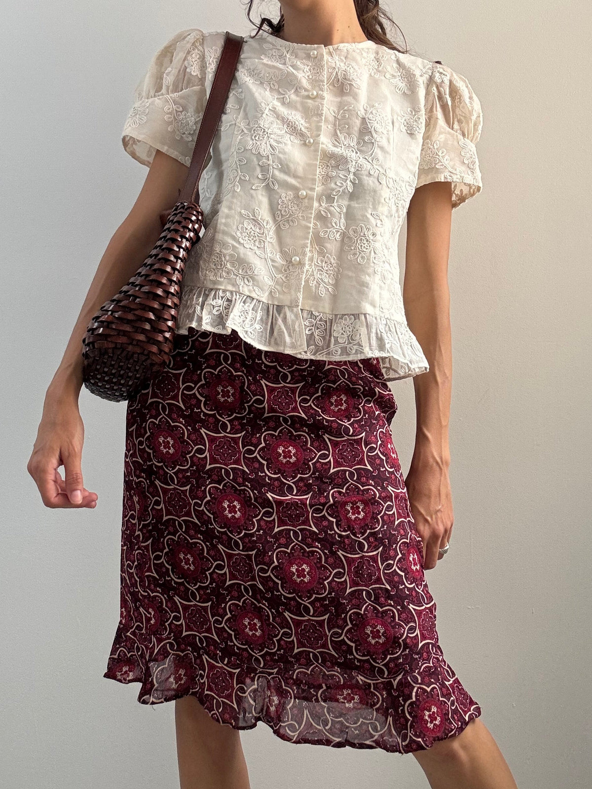 Patterned skirt