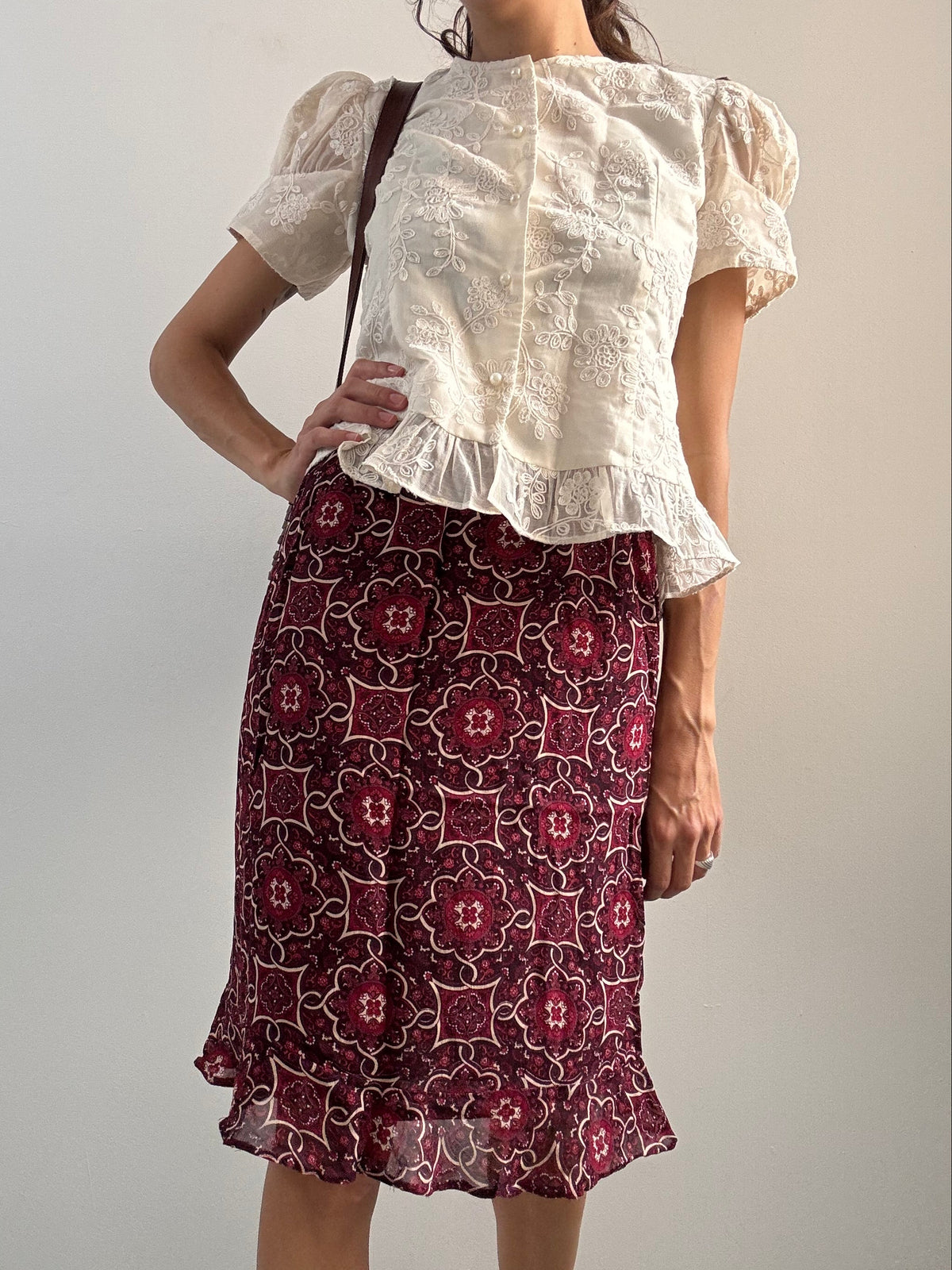 Patterned skirt