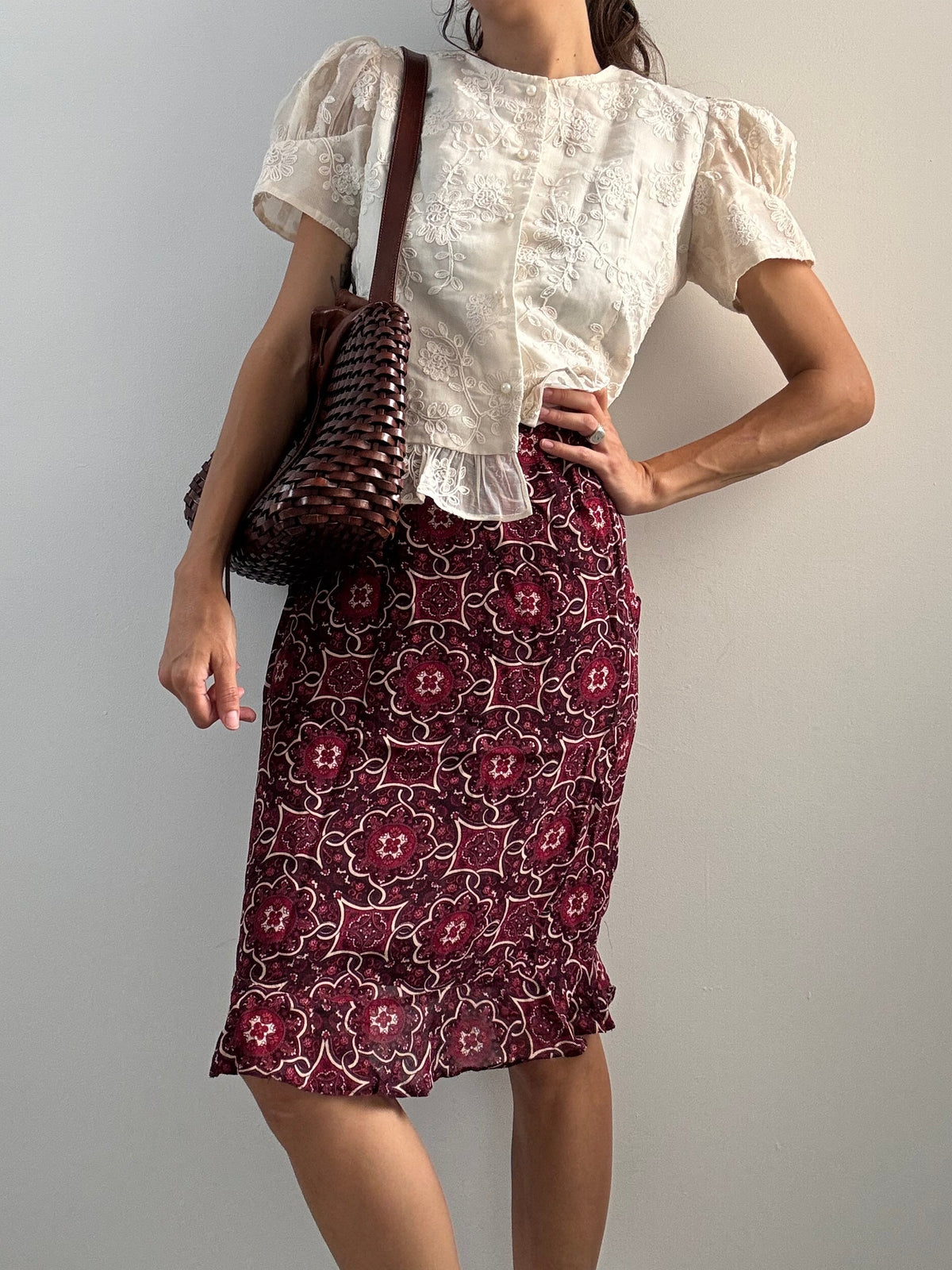 Patterned skirt
