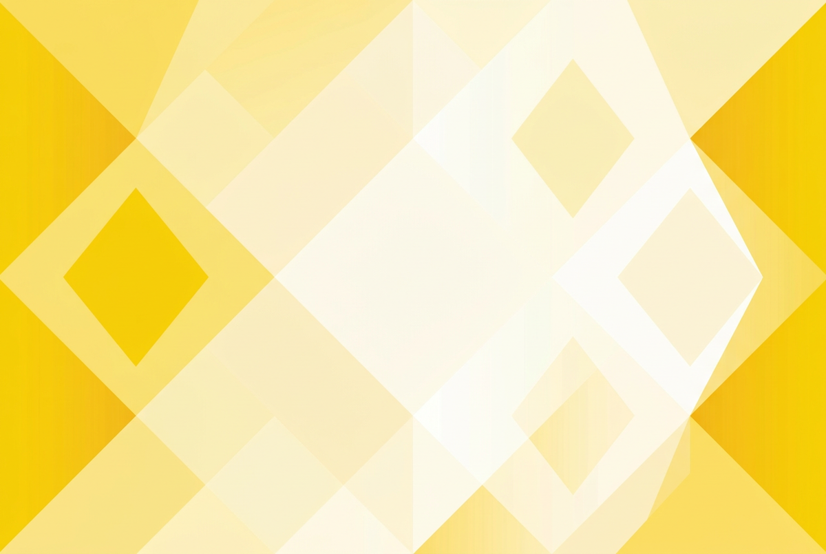 Sfondo geometrico con rombi dal giallo Poppy al bianco